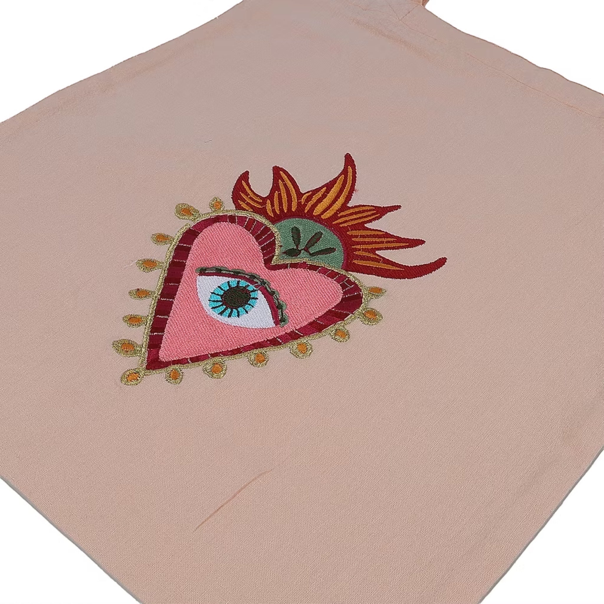 Corazon Embroidery Tote Bag – Image 2 | JOYCO