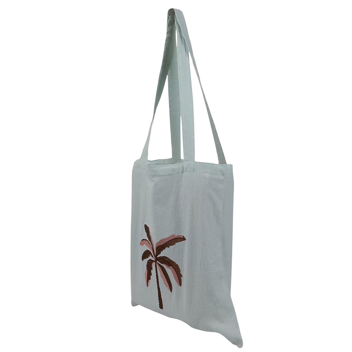 Palm Embroidery Tote Bag – Image 3 | JOYCO
