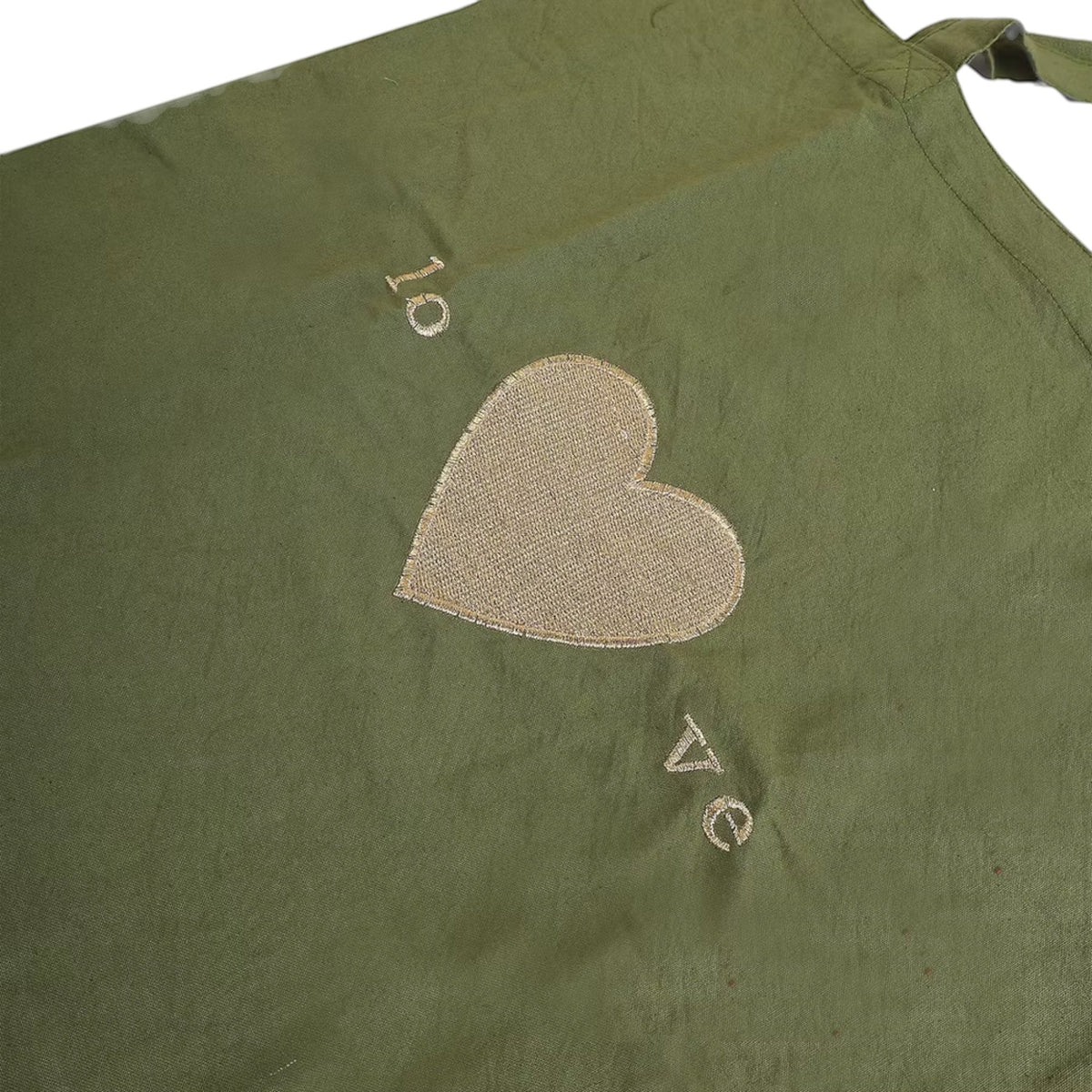 Green Heart Embroidery Tote Bag – Image 3 | JOYCO