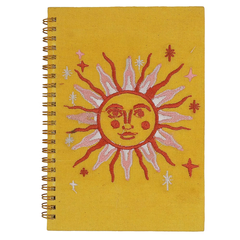 Sun Embroidery Journal