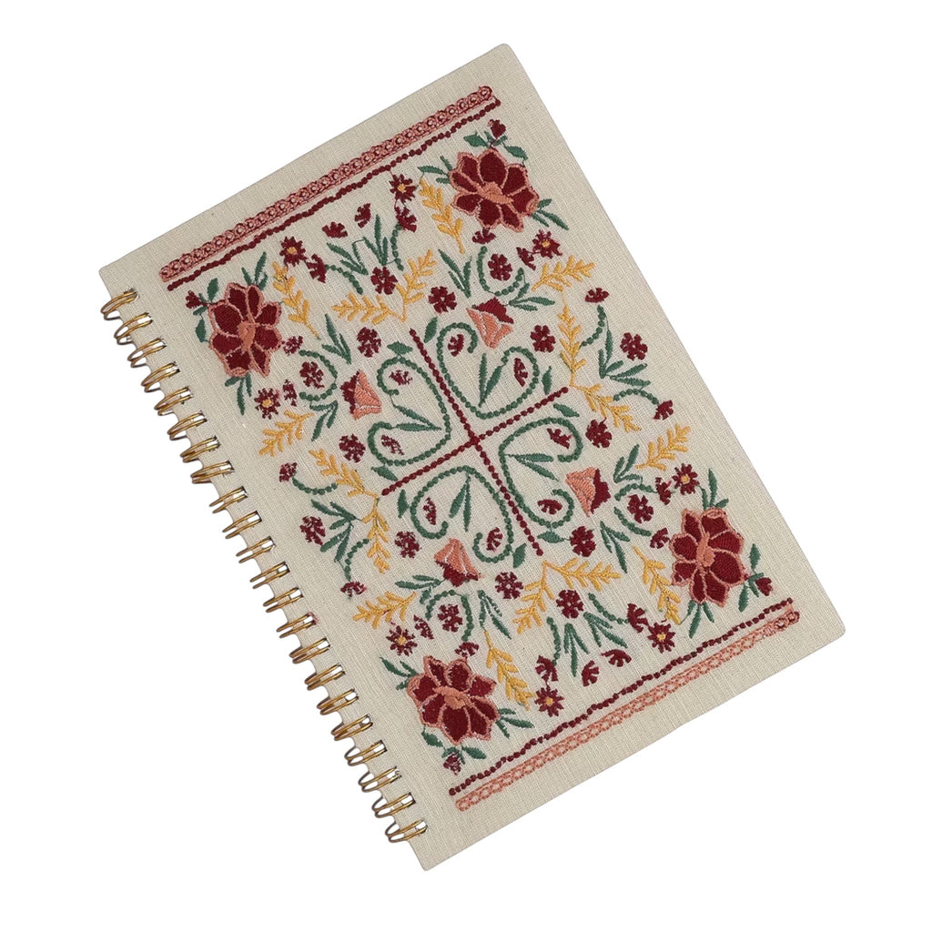Floral Embroidery Journal Notebook – Image 3 | JOYCO