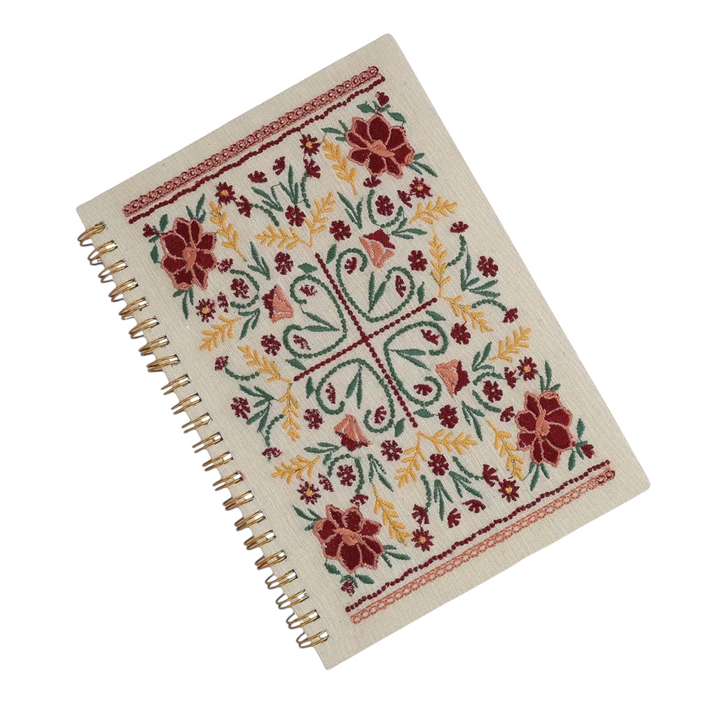 Floral Embroidery Journal Notebook – Image 3 | JOYCO