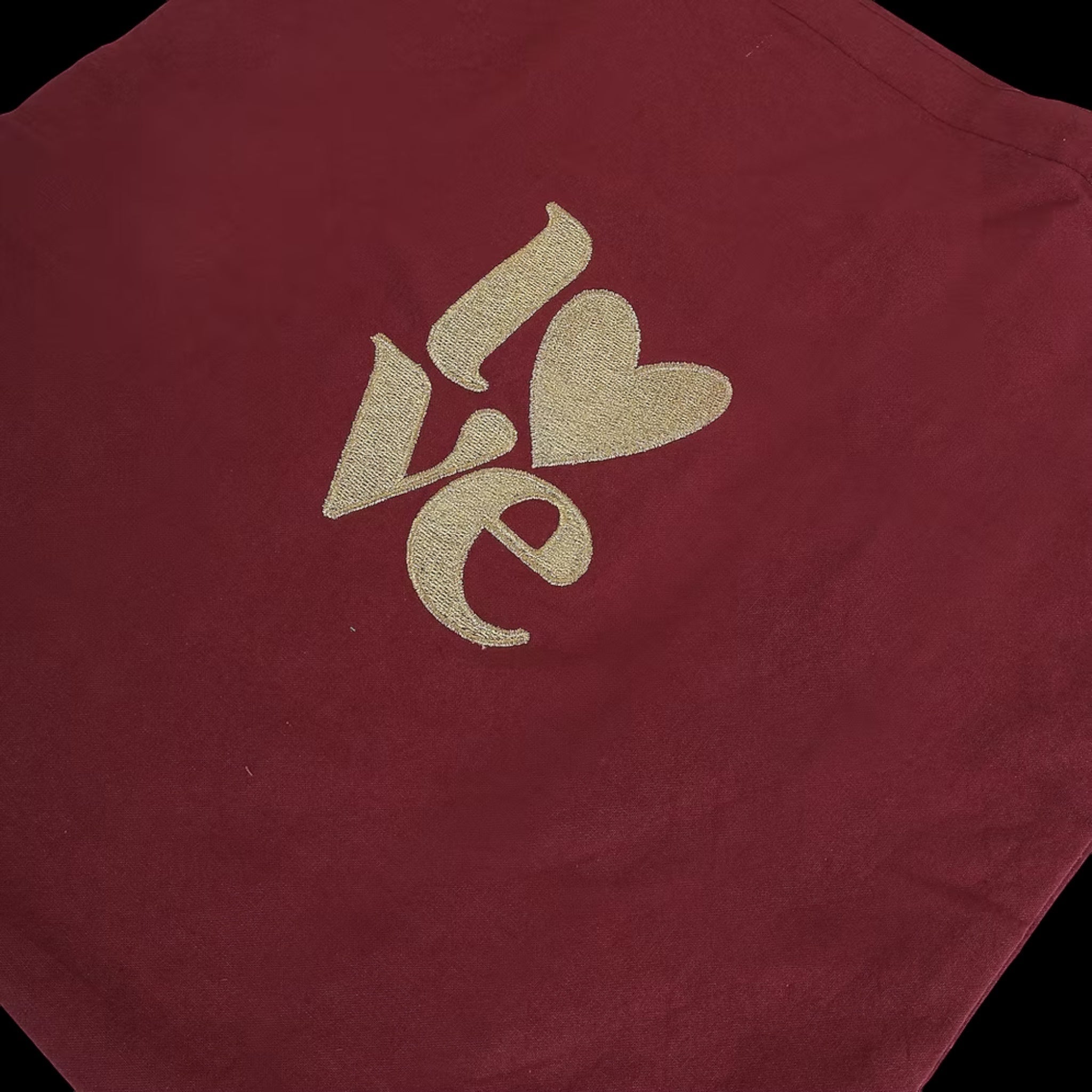 Love Embroidery Tote Bag – Image 2 | JOYCO