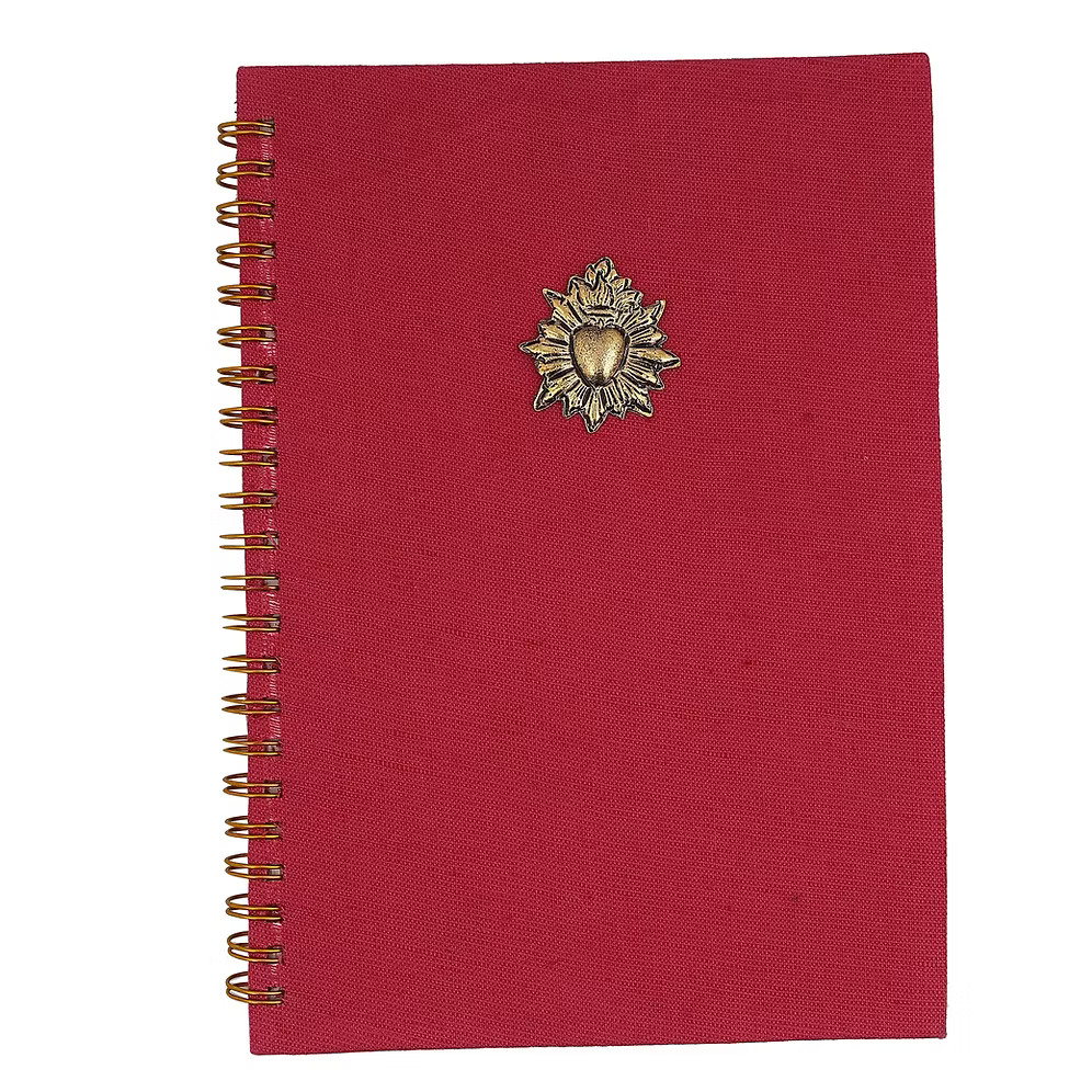 Corazon Charm Red Journal