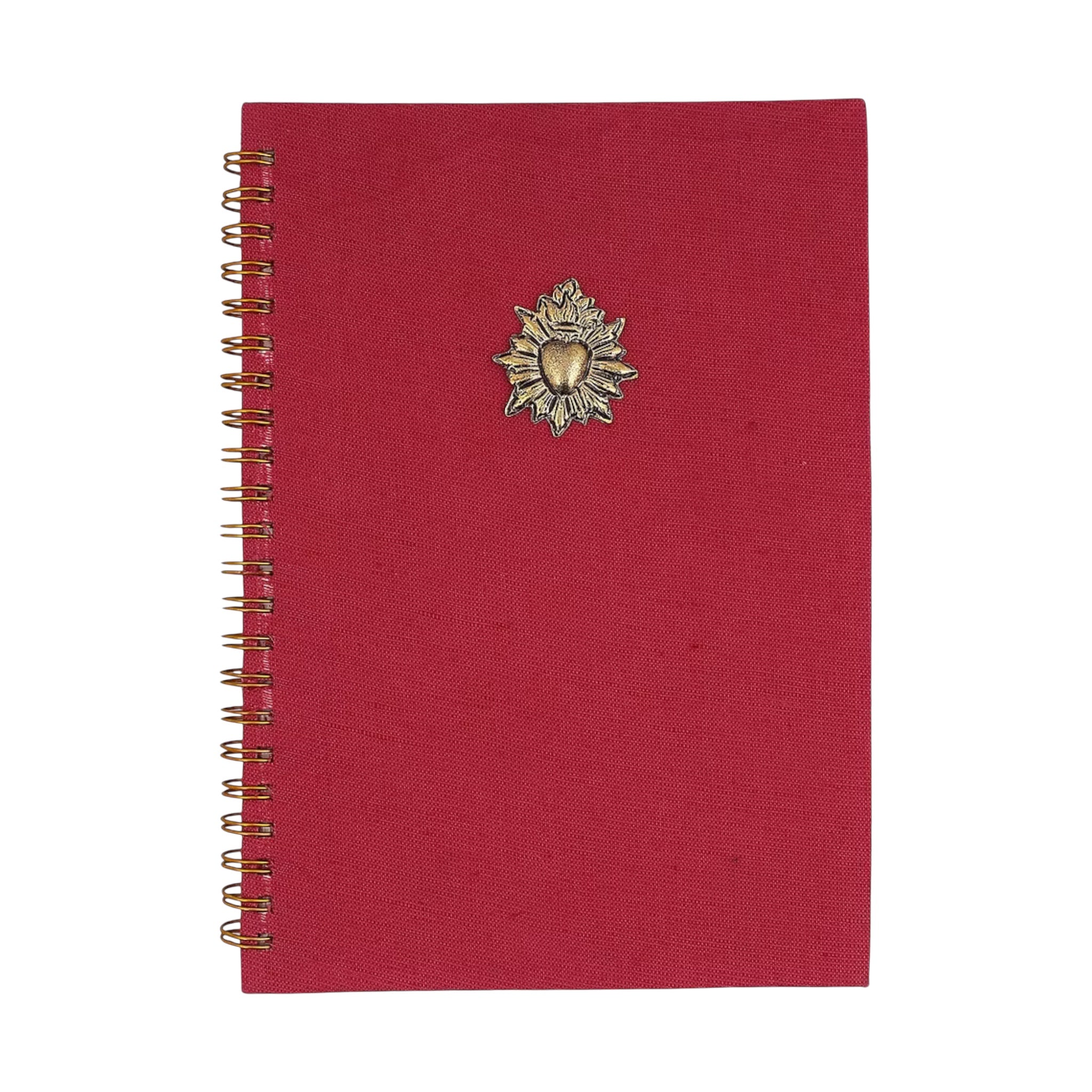 Corazon Charm Red Journal – Front View | JOYCO