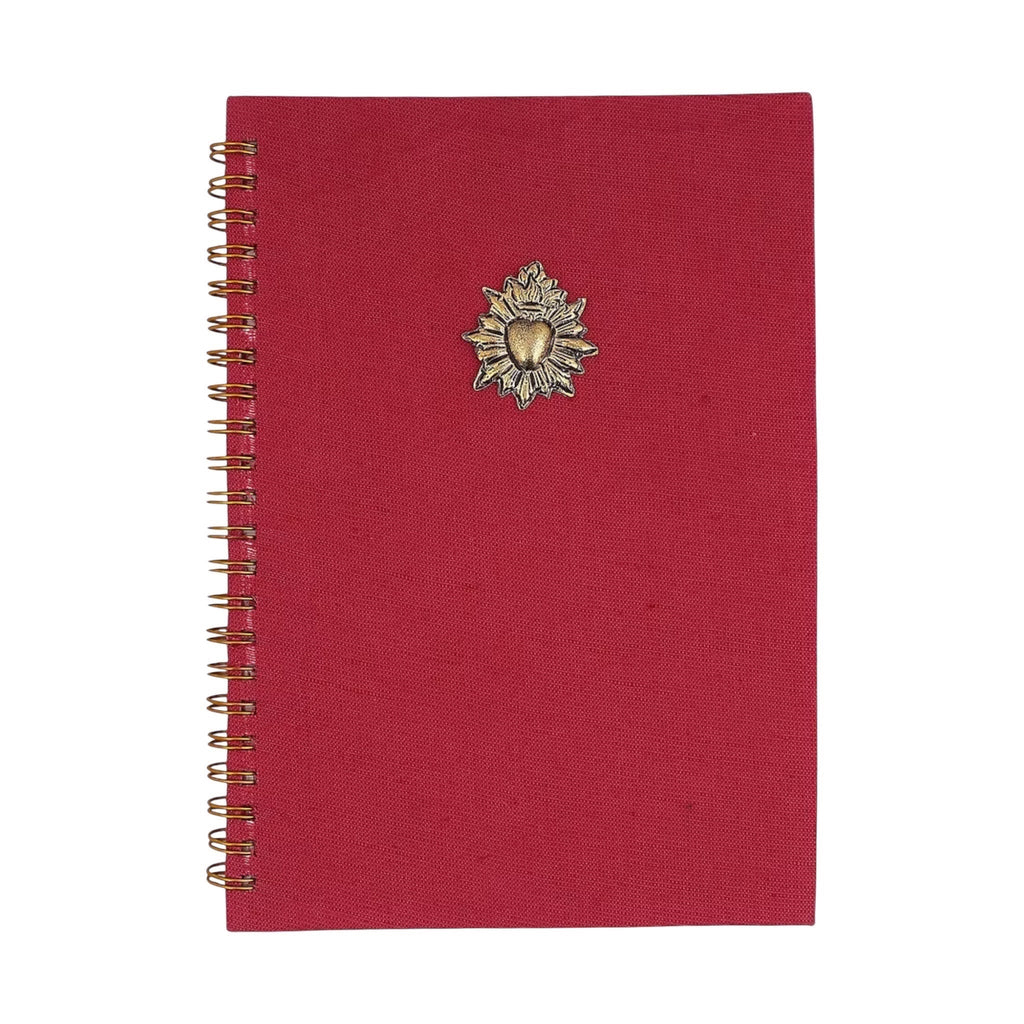 Corazon Charm Red Journal – Front View | JOYCO