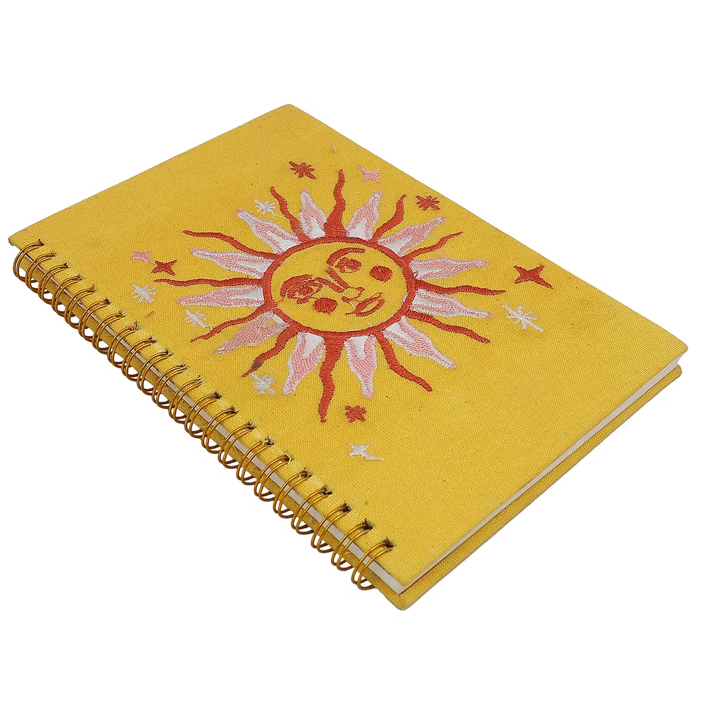 Sun Embroidery Journal