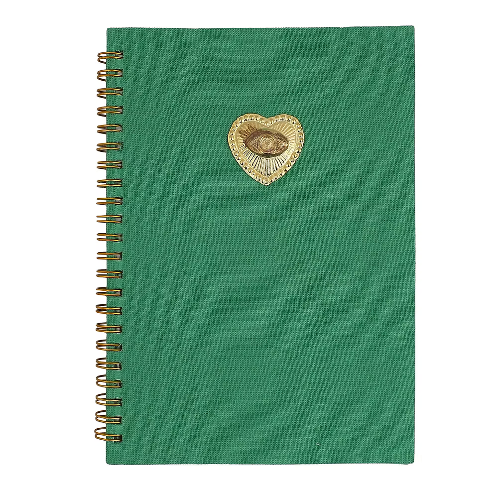 Corazon Charm Green Journal