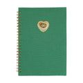 Corazon Charm Green Journal – Front View | JOYCO