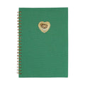 Corazon Charm Green Journal – Front View | JOYCO
