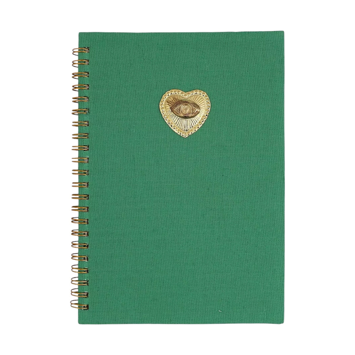 Corazon Charm Green Journal – Front View | JOYCO