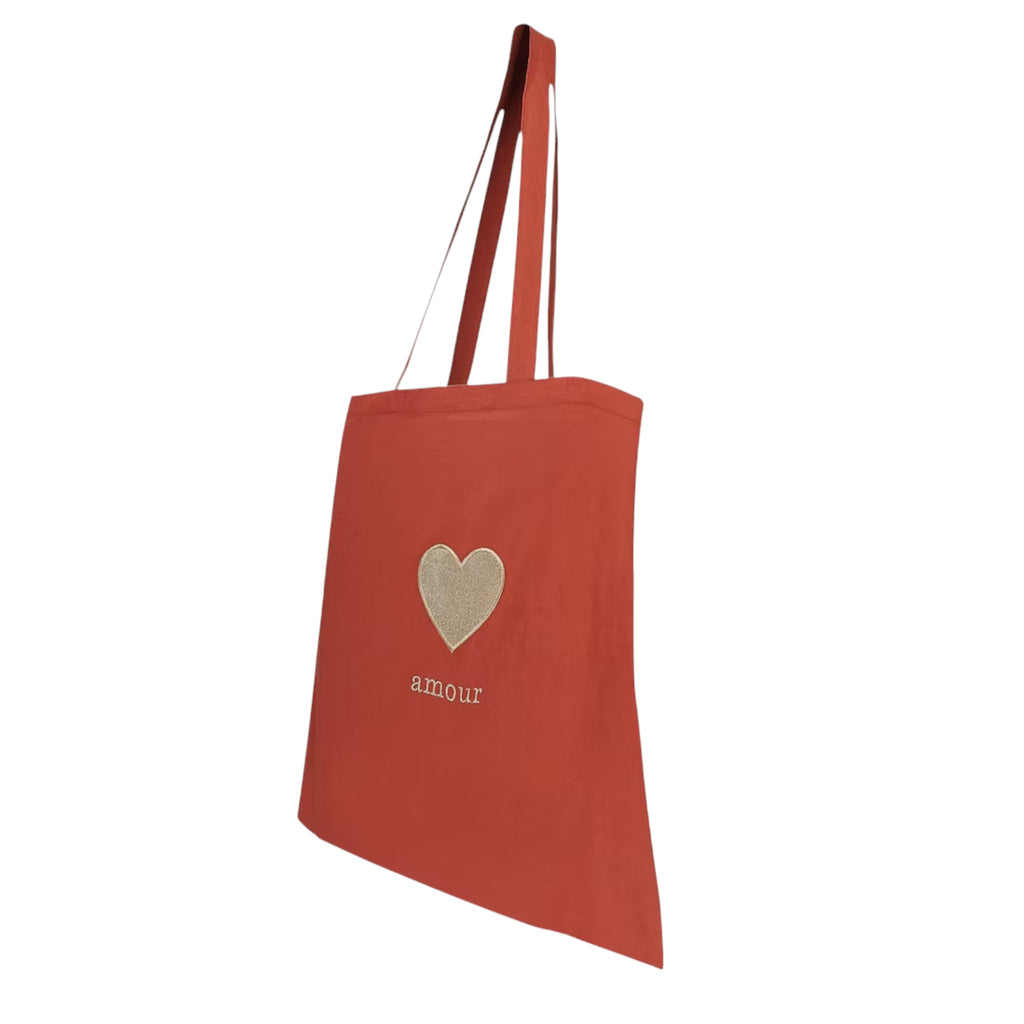 Heart Embroidery Tote Bag – Image 3 | JOYCO