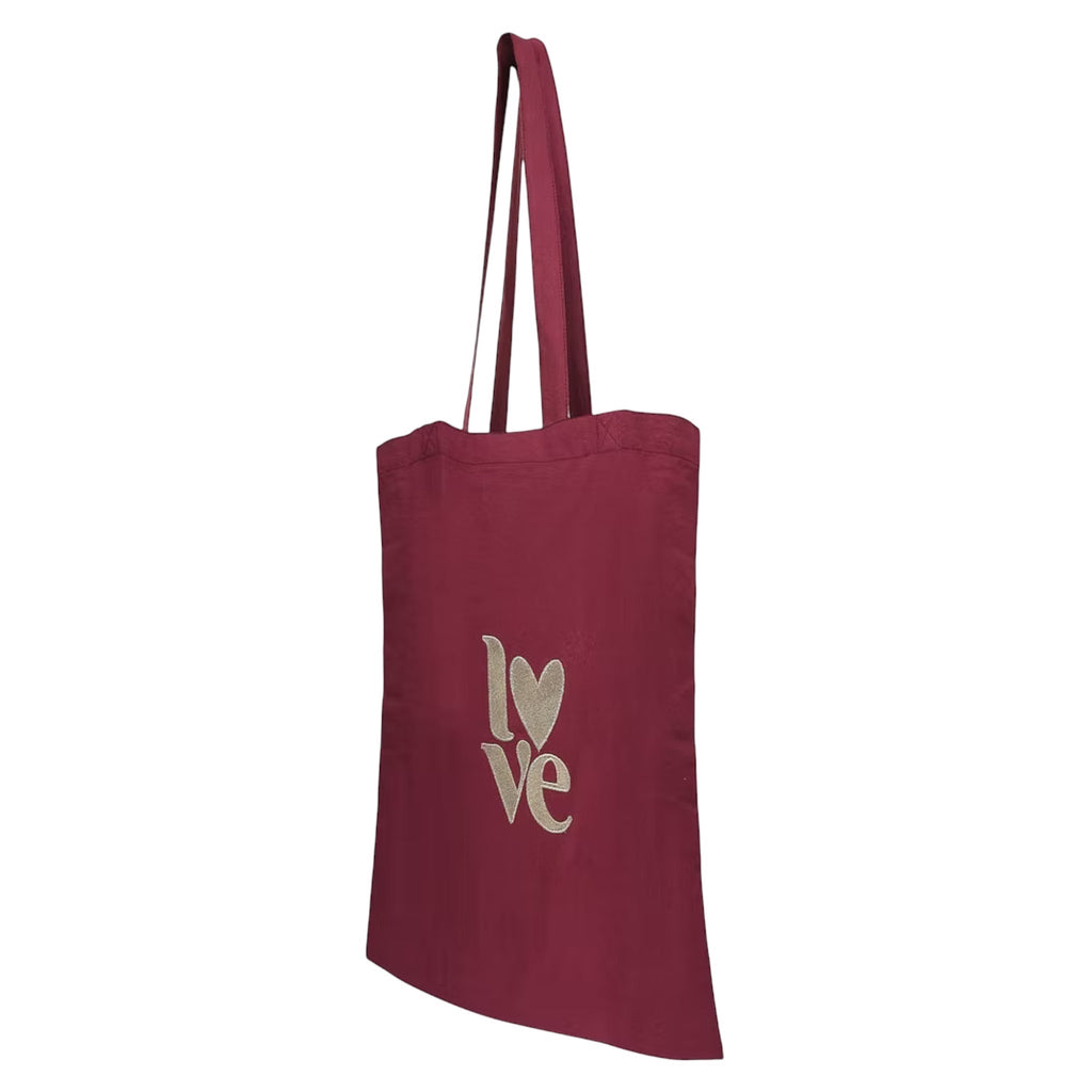 Love Embroidery Tote Bag – Image 3 | JOYCO