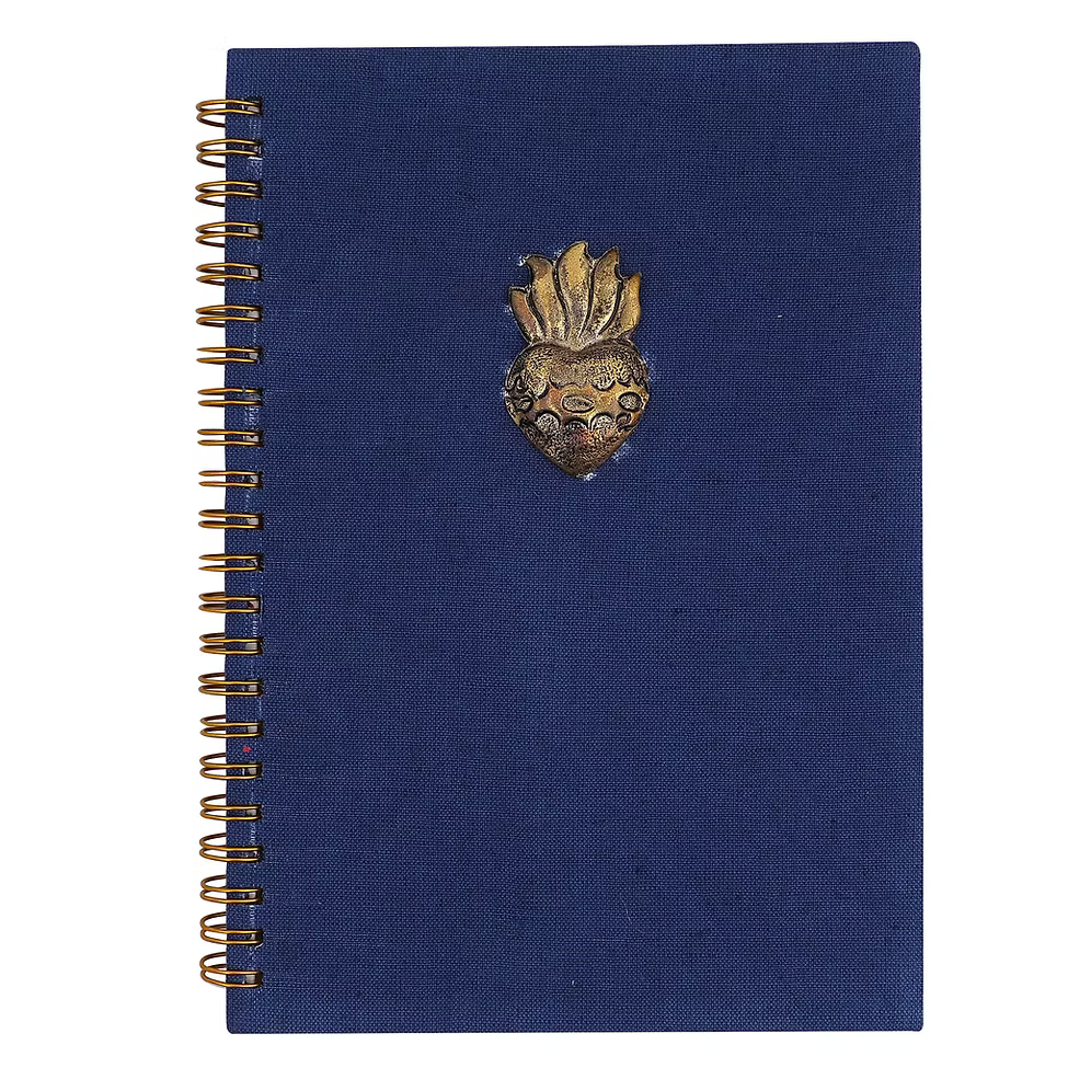 Corazon Charm Blue Journal