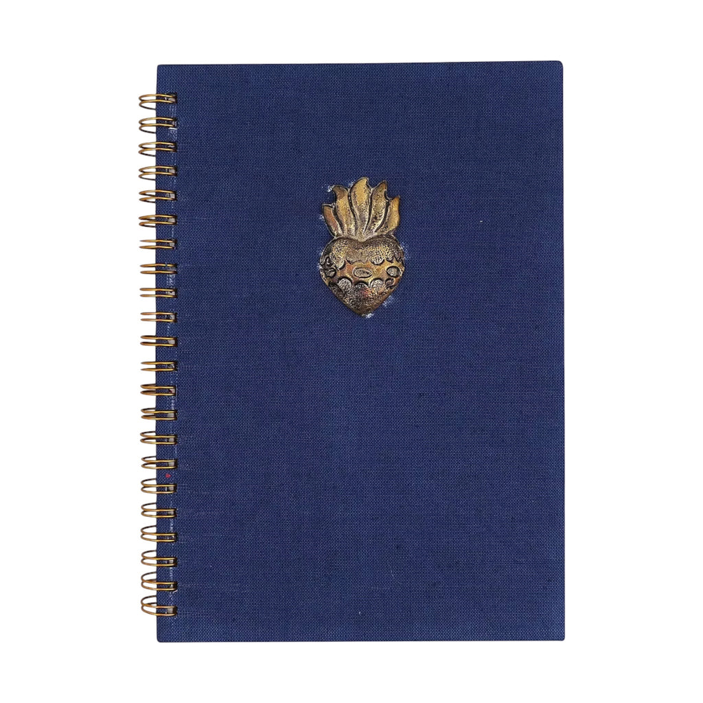 Corazon Charm Blue Journal – Front View | JOYCO