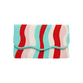Rainbow Embroidered Clutch – Front View | JOYCO