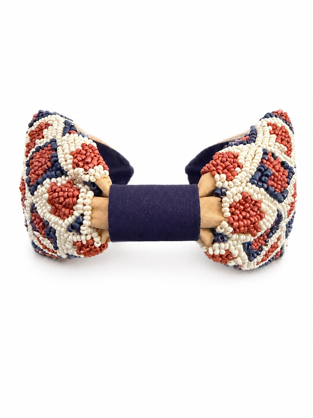 Golden Azure Embroidered Women Headband