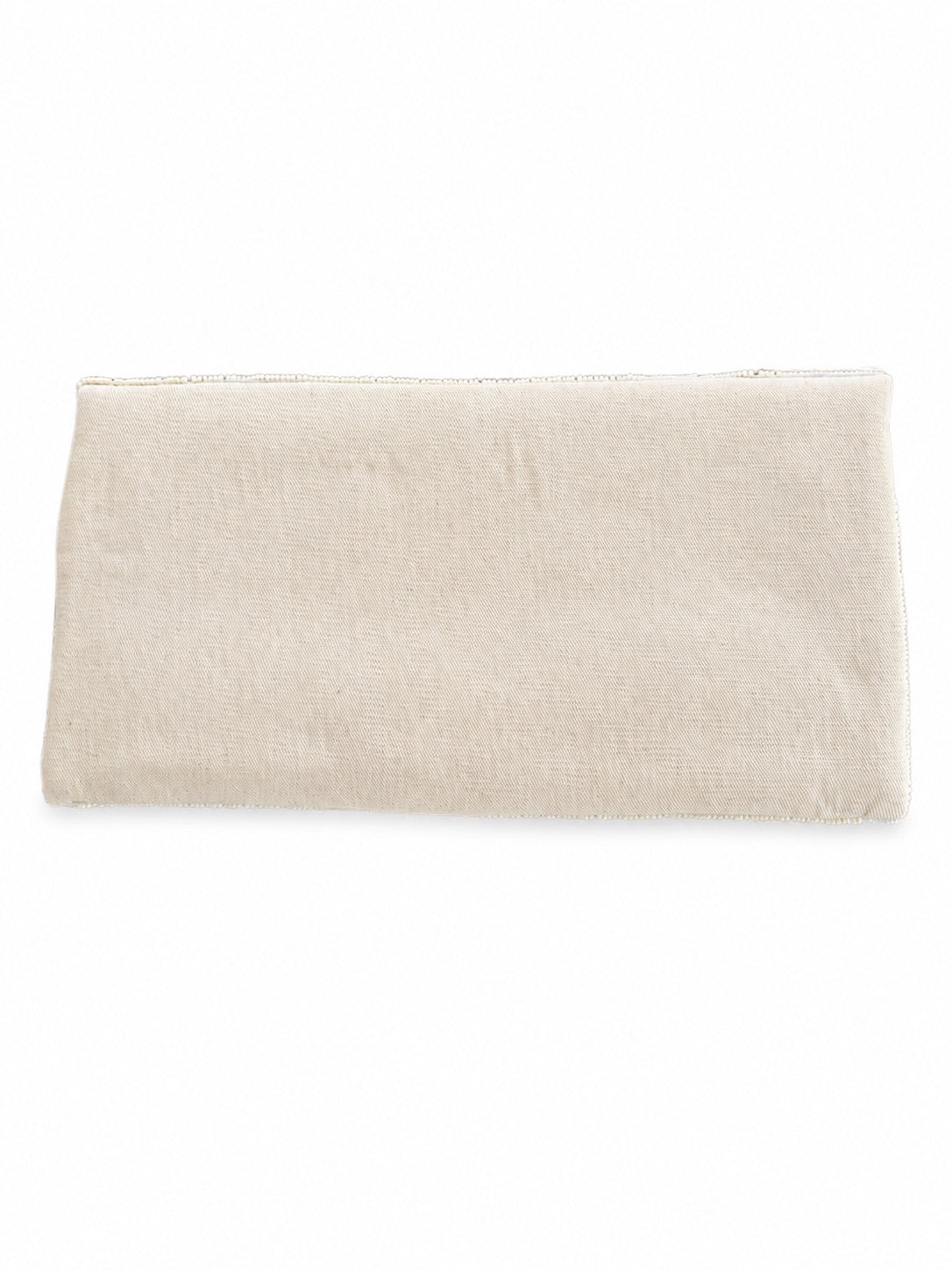 Palm Pearl Embroidered Clutch