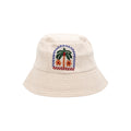 Palm Mirage Beige Embroidered Hat – Image 1 | JOYCO