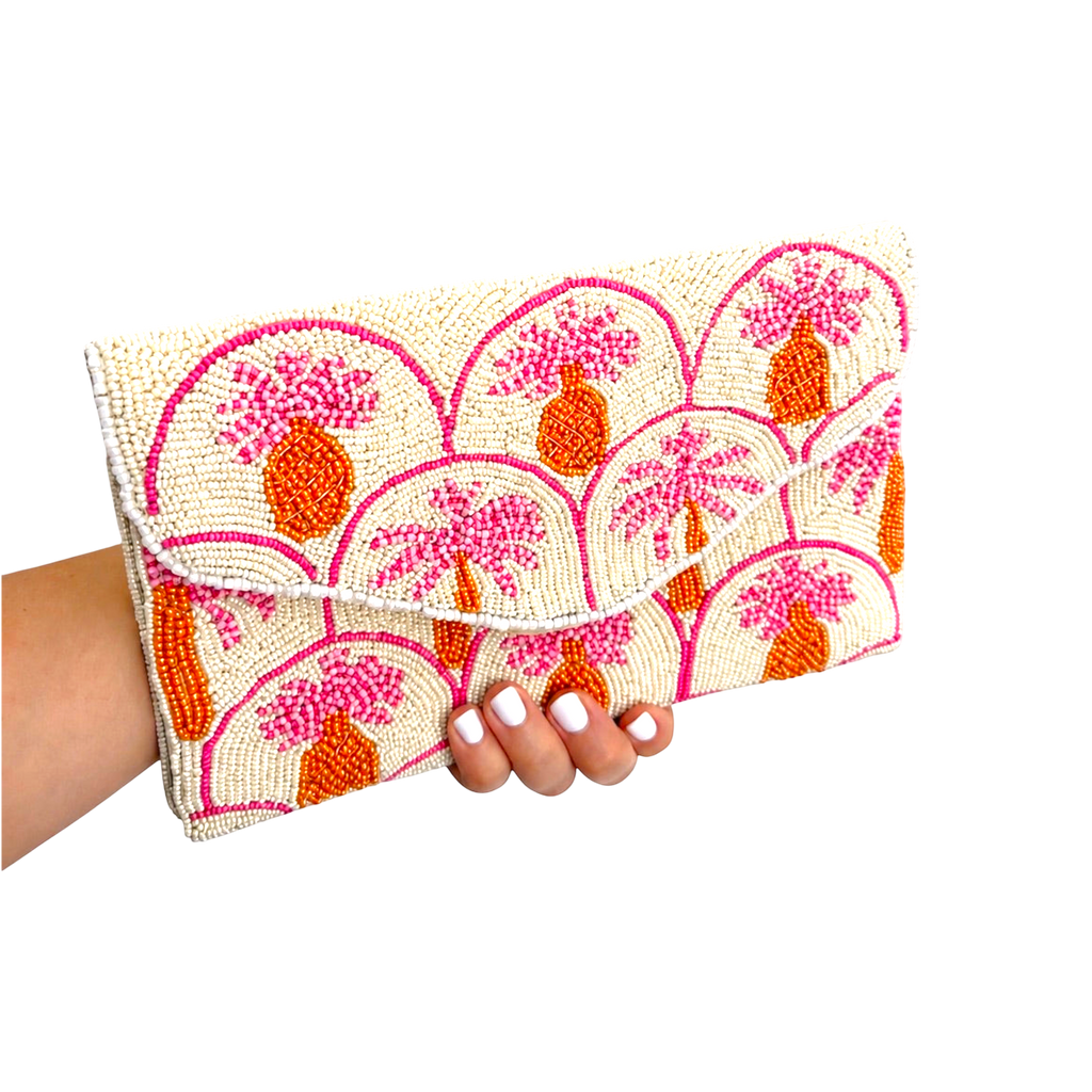 Palm Candy Embroidered Clutch – Image 4 | JOYCO