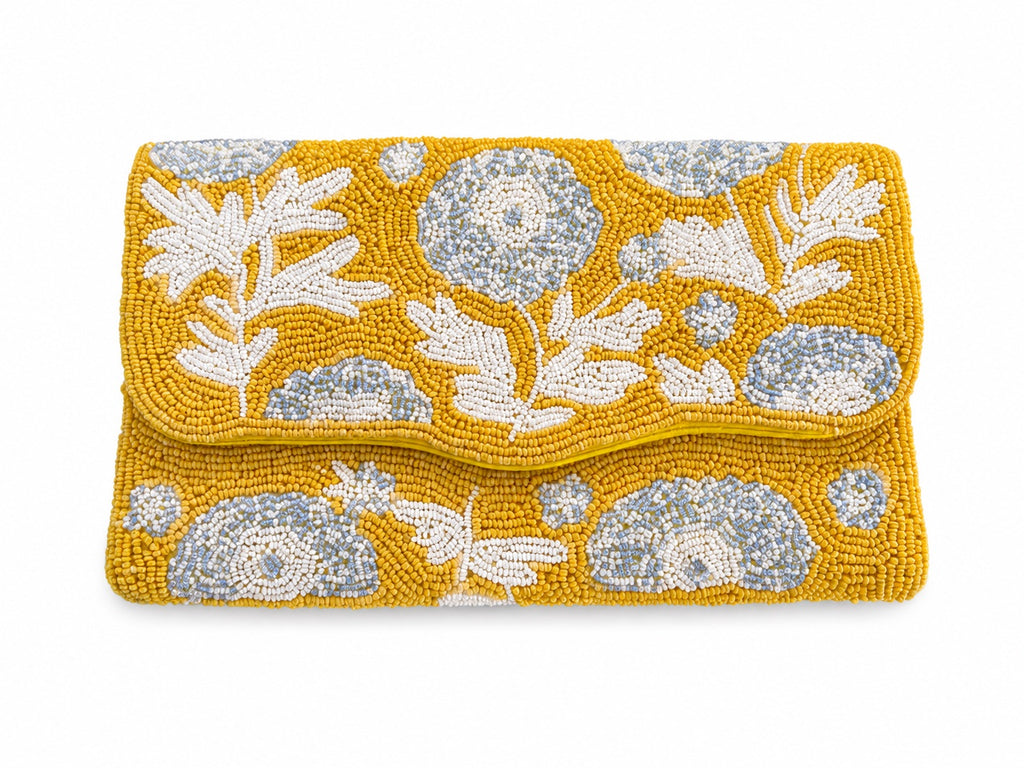 Soleil Bloom Embroidered Clutch