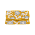 Soleil Bloom Embroidered Clutch – Front View | JOYCO