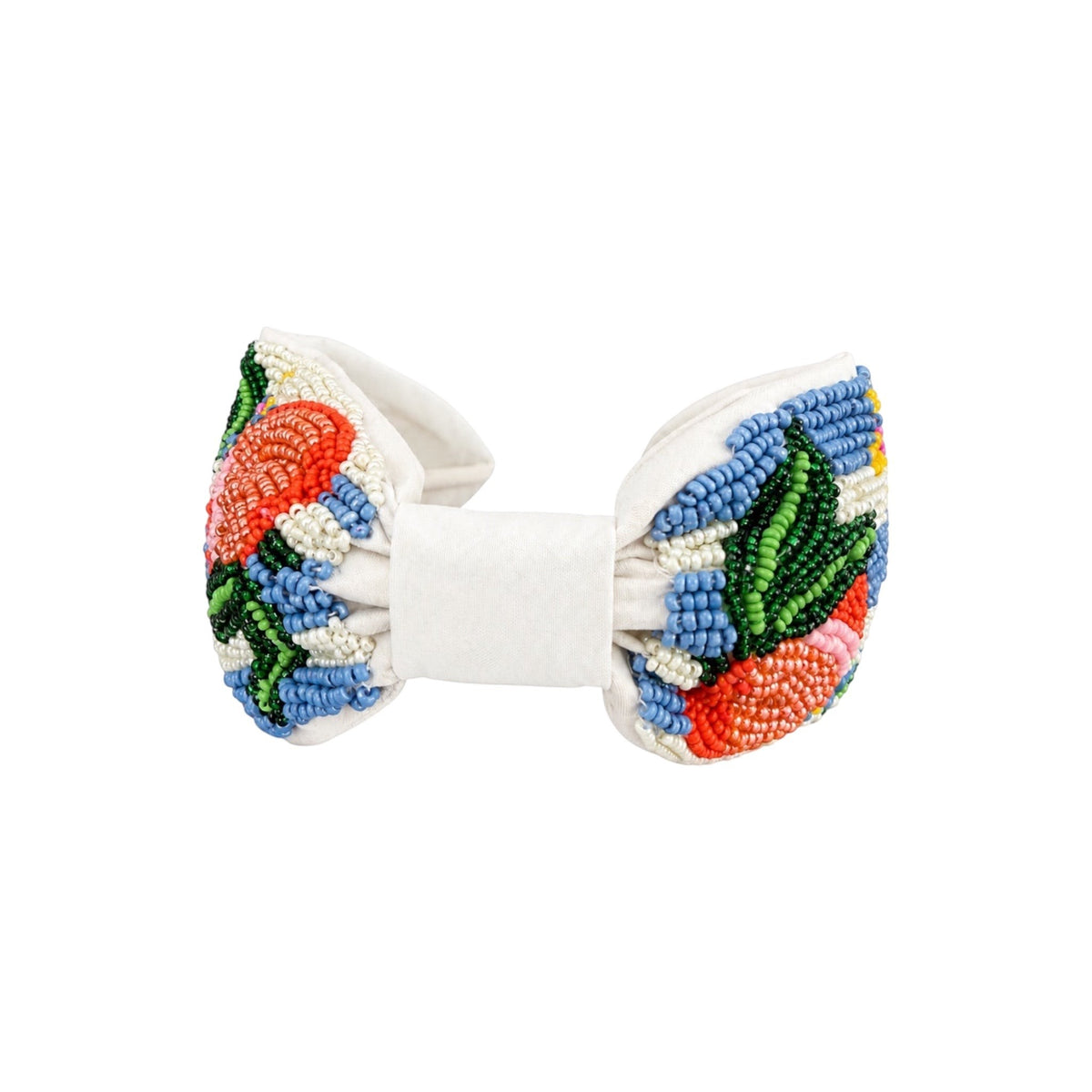 Peach Riviera Embroidered Women Headband – Image 2 | JOYCO