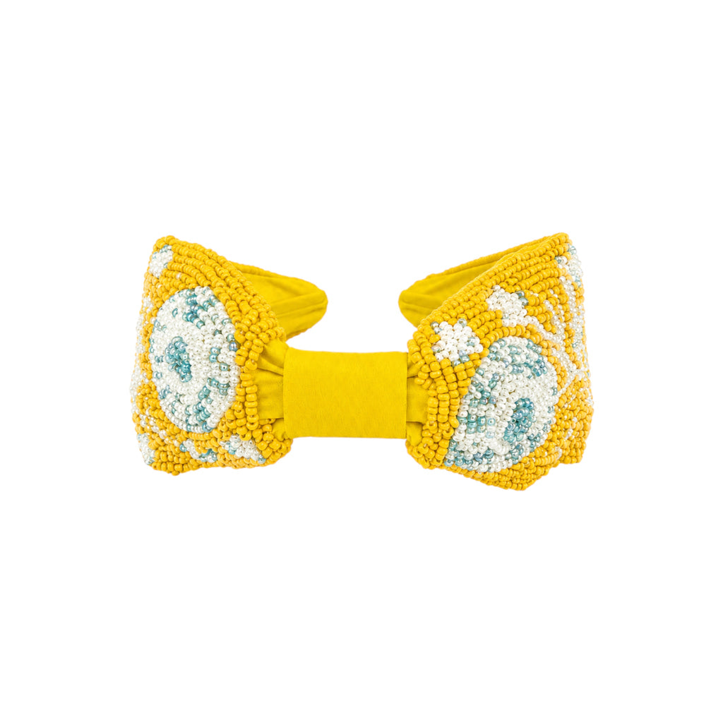 Soleil Bloom Embroidered Women Headband – Image 2 | JOYCO