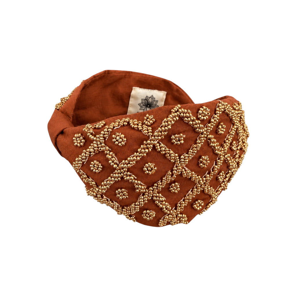 Zia Embroidered Women Headband – Image 3 | JOYCO