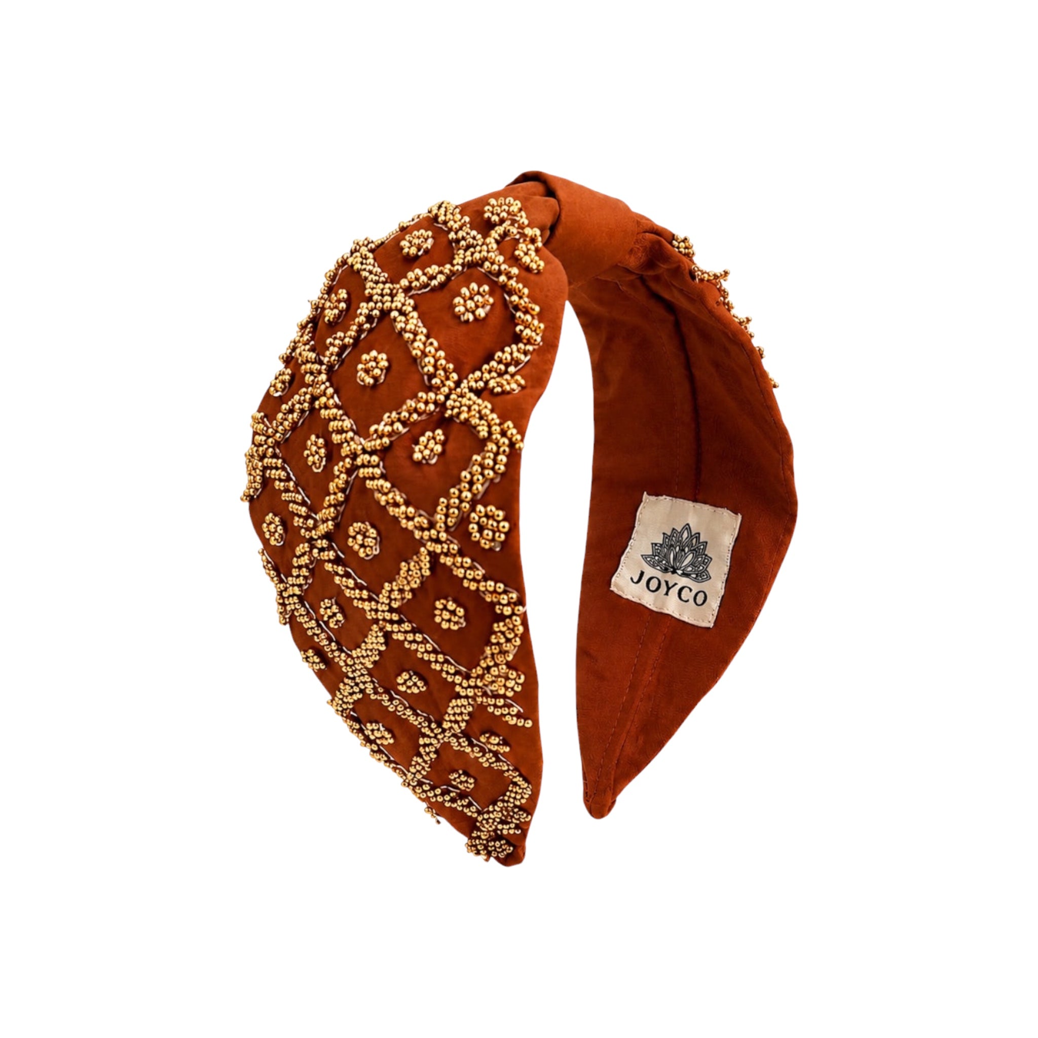 Zia Embroidered Women Headband – Front View | JOYCO