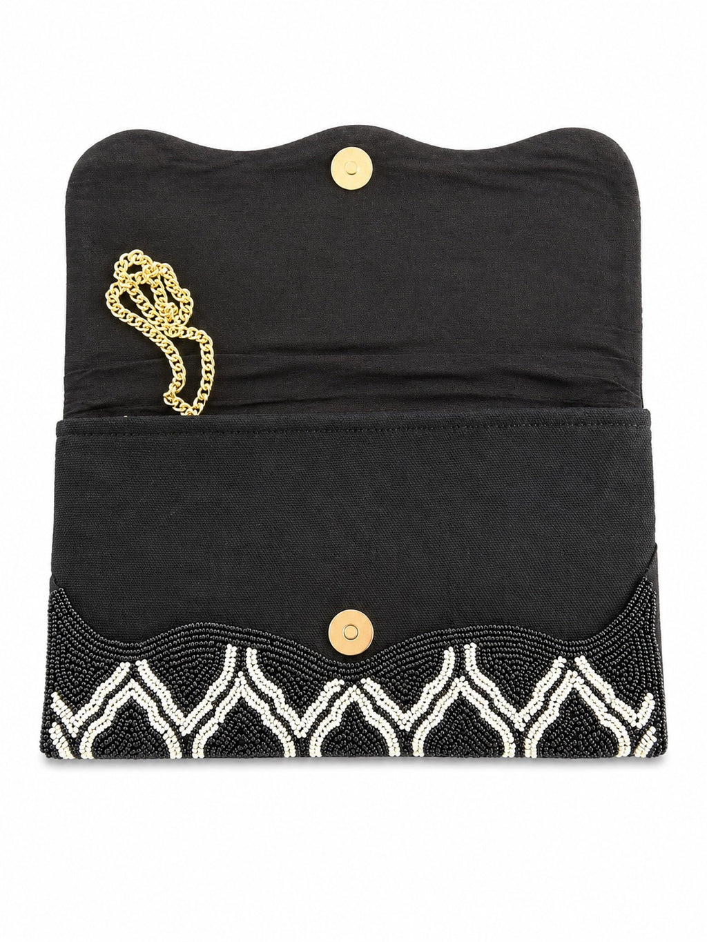 Maison Noir Embroidered Clutch