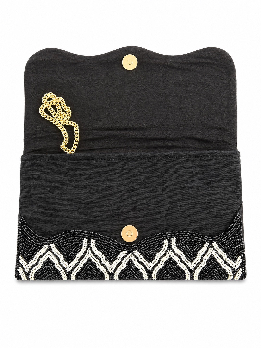 Maison Noir Embroidered Clutch
