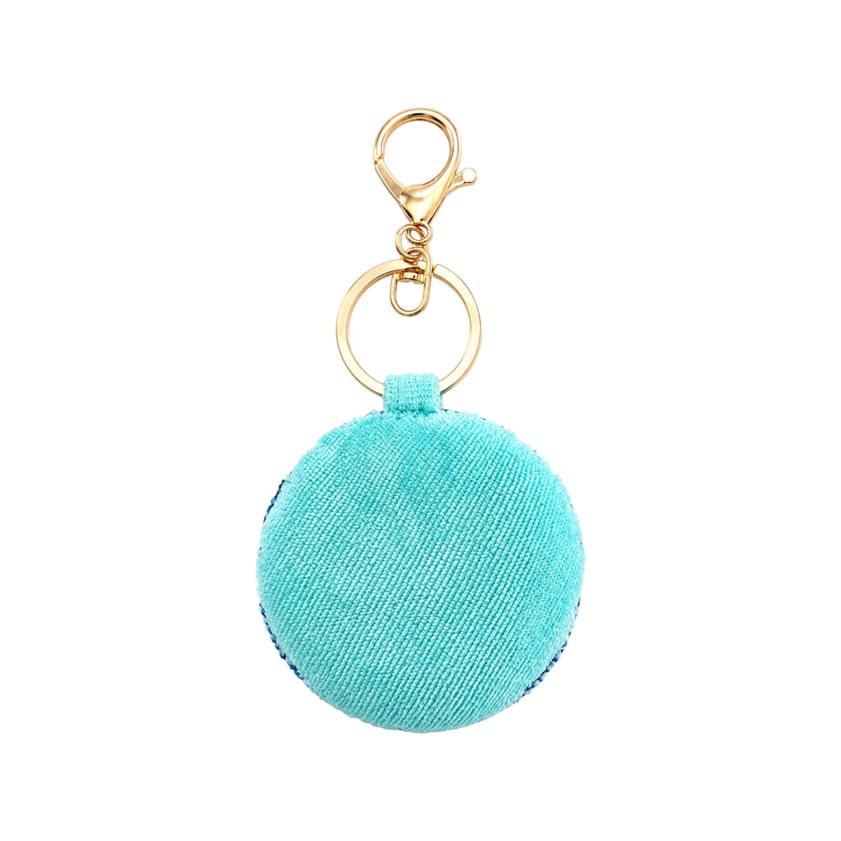 Peach Riviera Embroidered Keychain – Image 3 | JOYCO