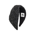 Black Orchid Embroidered Women Headband – Image 1 | JOYCO