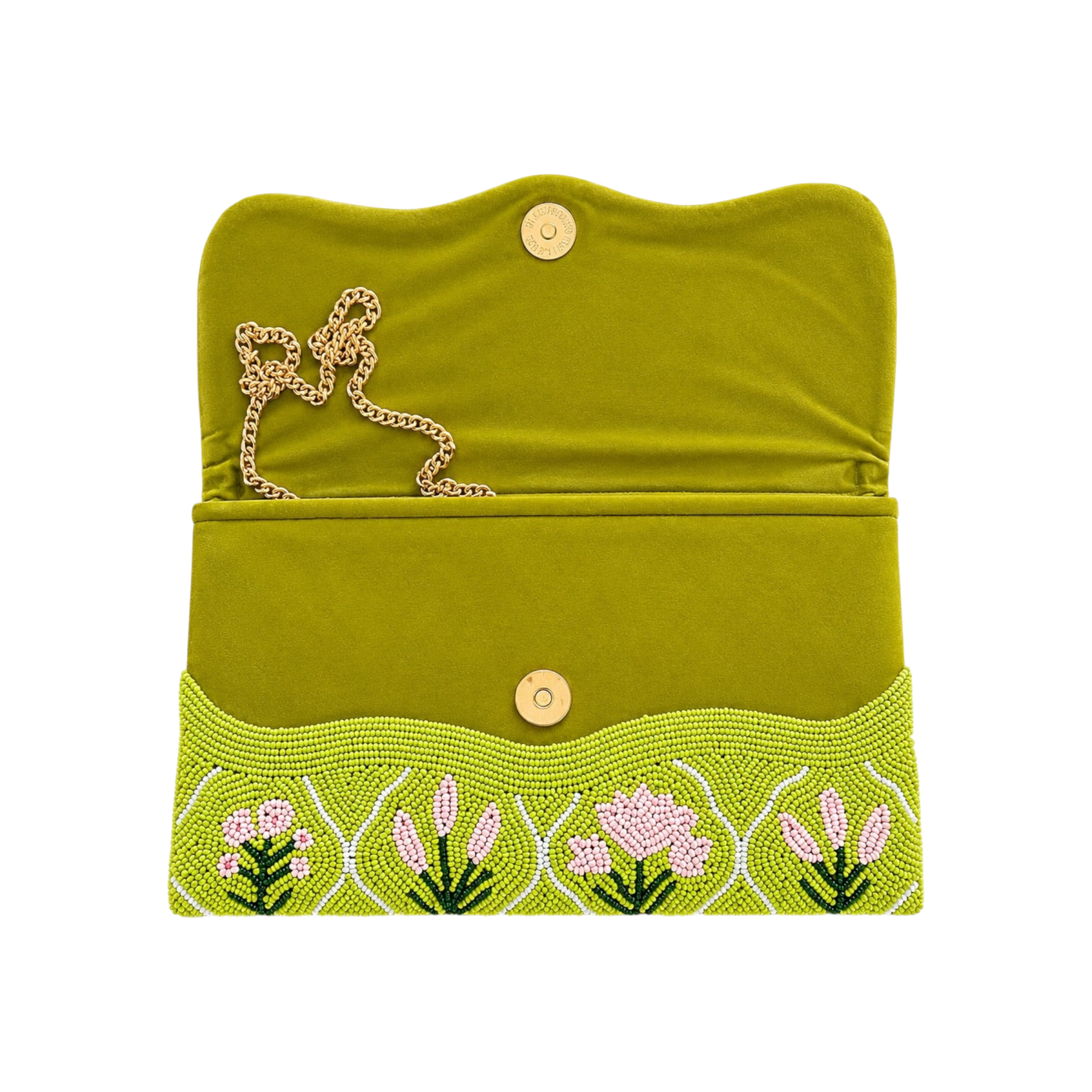 Verdant Muse Embroidered Clutch – Image 3 | JOYCO