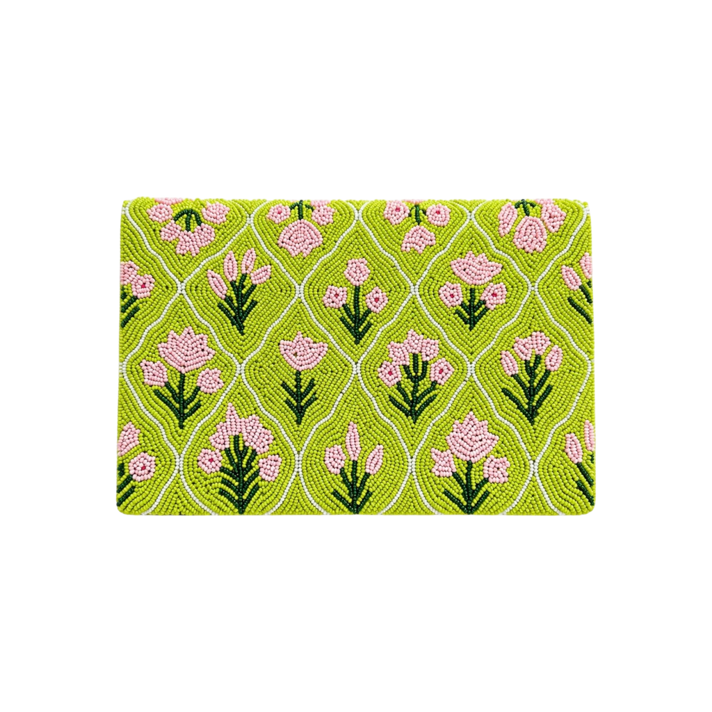 Verdant Muse Embroidered Clutch – Image 5 | JOYCO