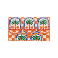 Palm Mirage Embroidered Clutch – Front View | JOYCO