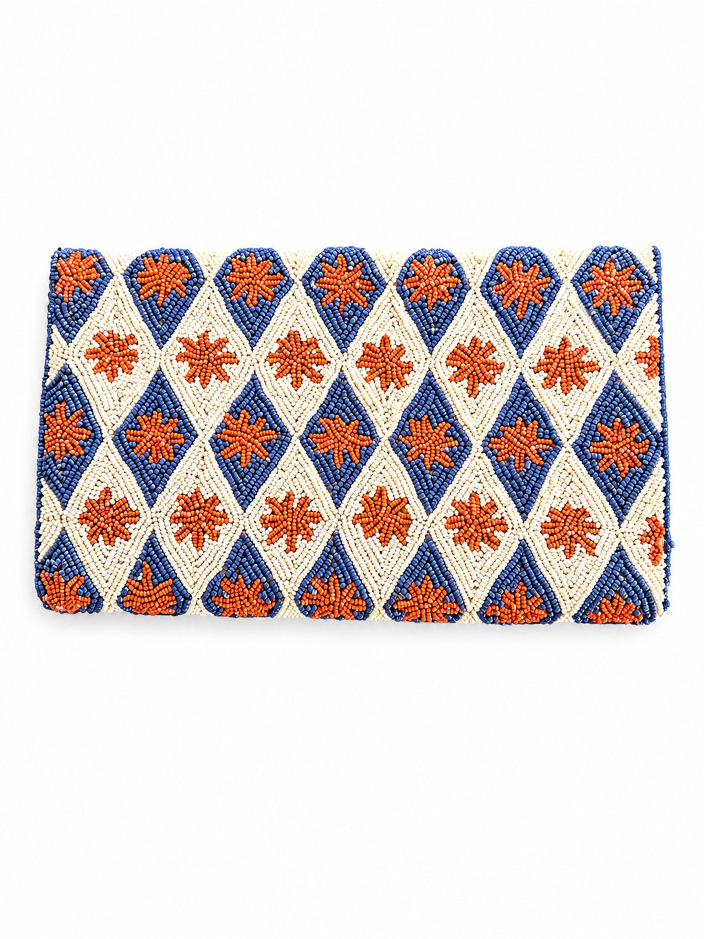 Golden Azure  Embroidered Clutch