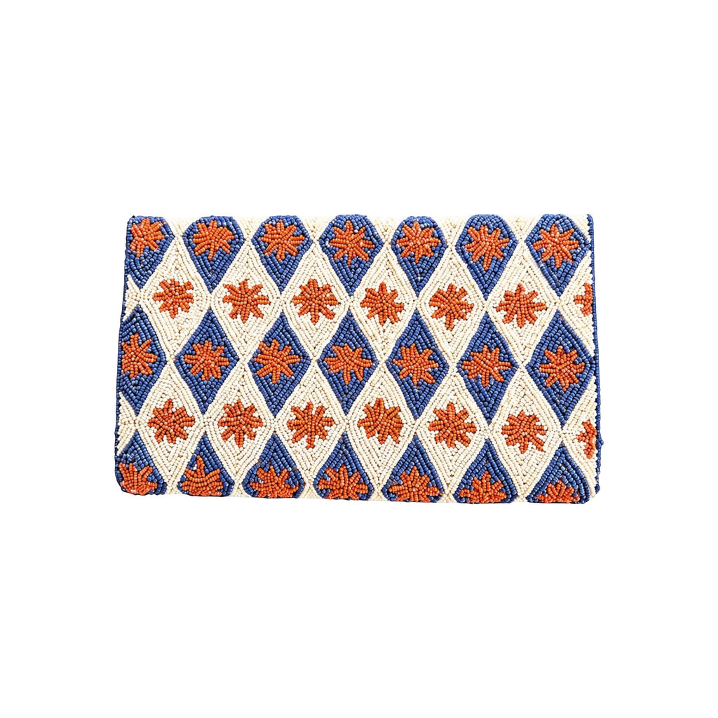Golden Azure  Embroidered Clutch – Image 5 | JOYCO