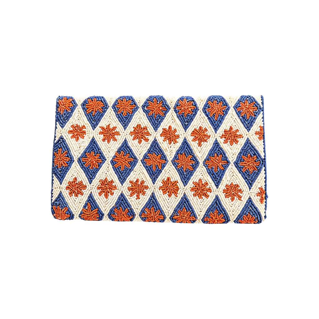 Golden Azure  Embroidered Clutch – Image 5 | JOYCO