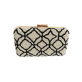Maison Blanc Embroidered Box Clutch – Image 1 | JOYCO