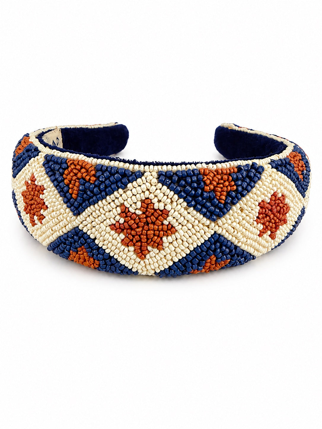 Golden Azure Embroidered Women Classic Headband