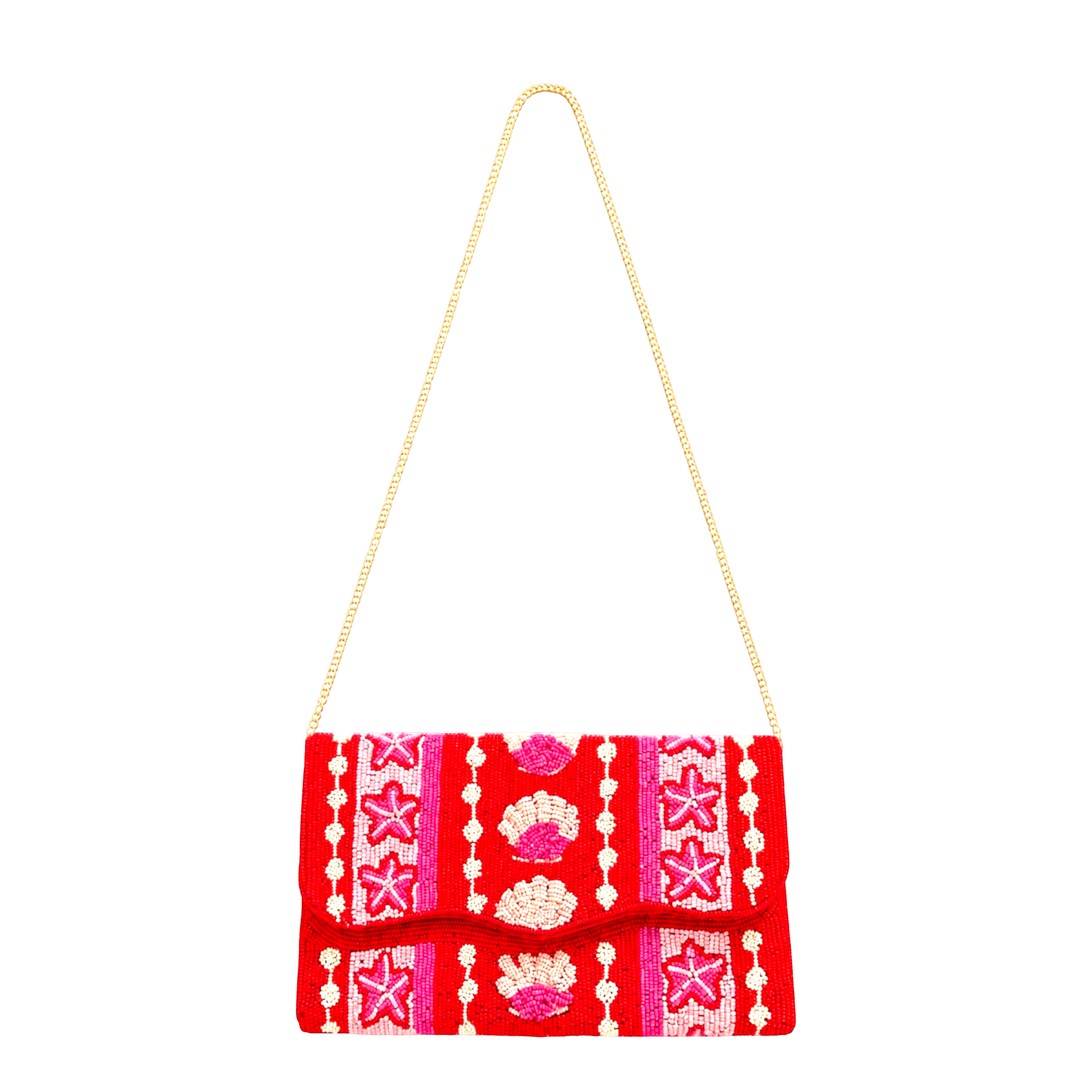 Coral Royale Embroidered Clutch – Image 2 | JOYCO