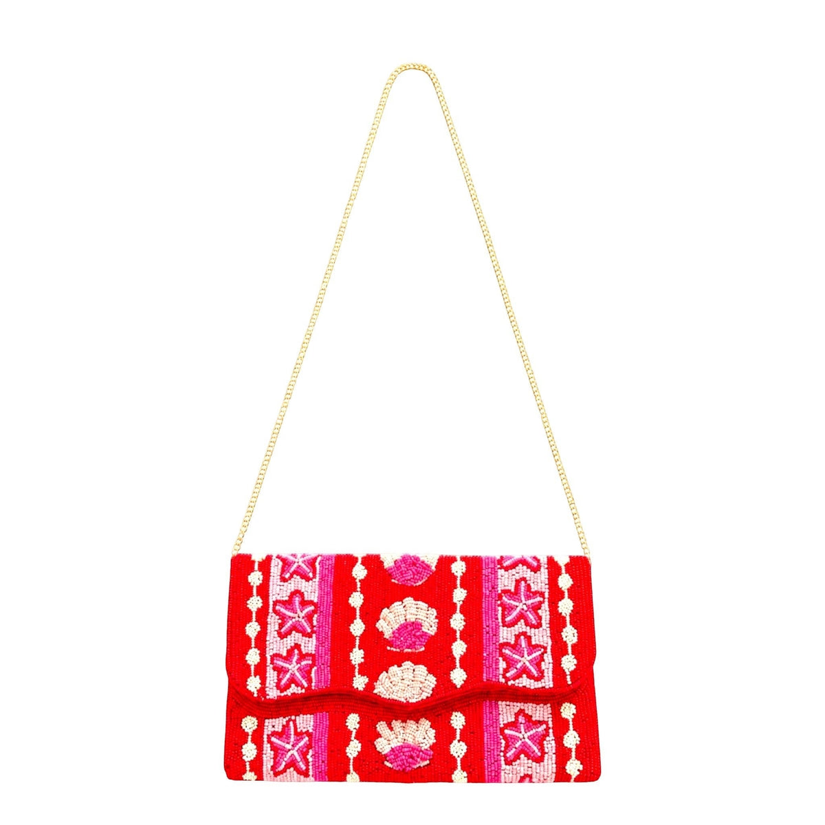 Coral Royale Embroidered Clutch – Image 2 | JOYCO