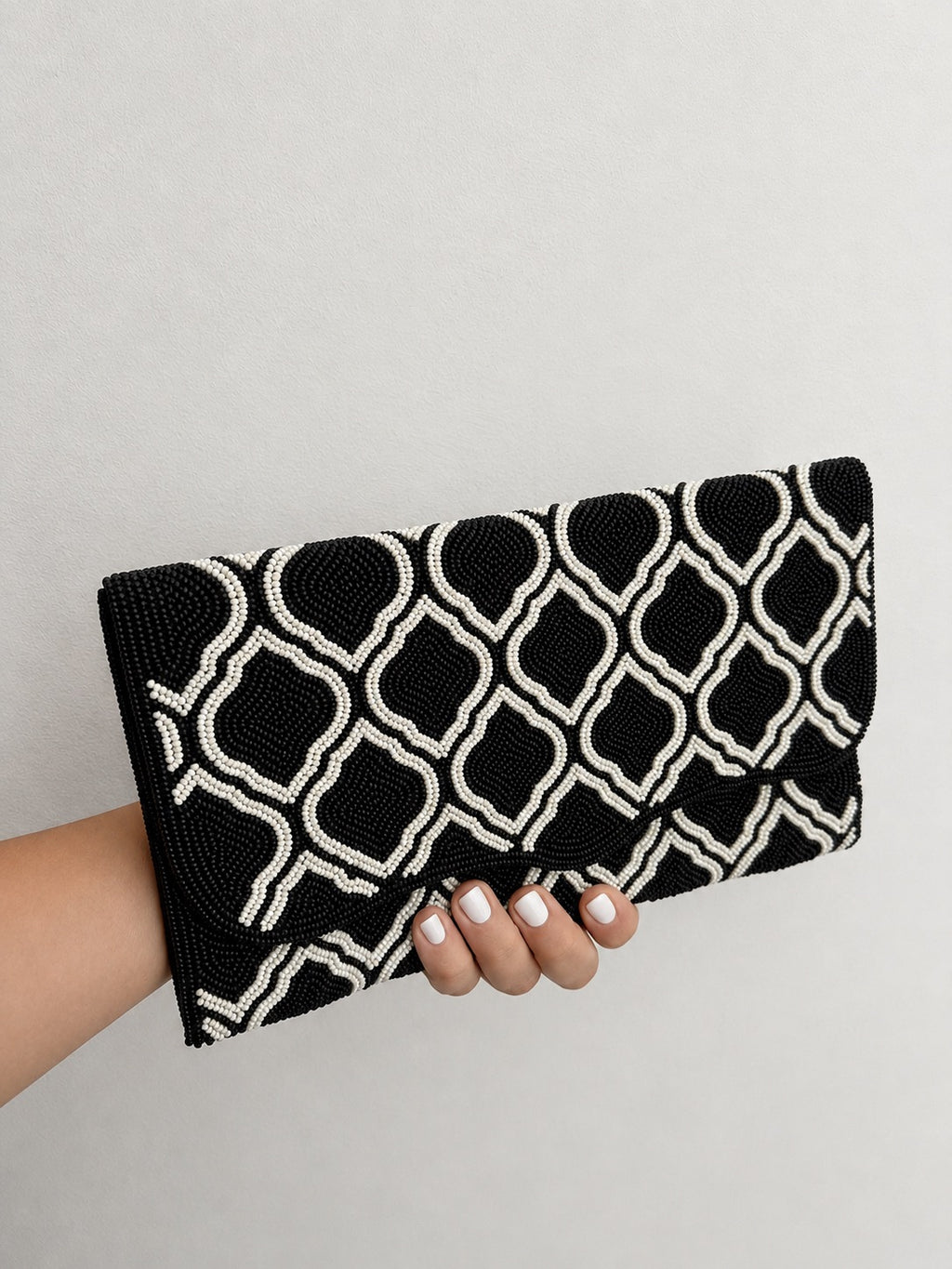 Maison Noir Embroidered Clutch