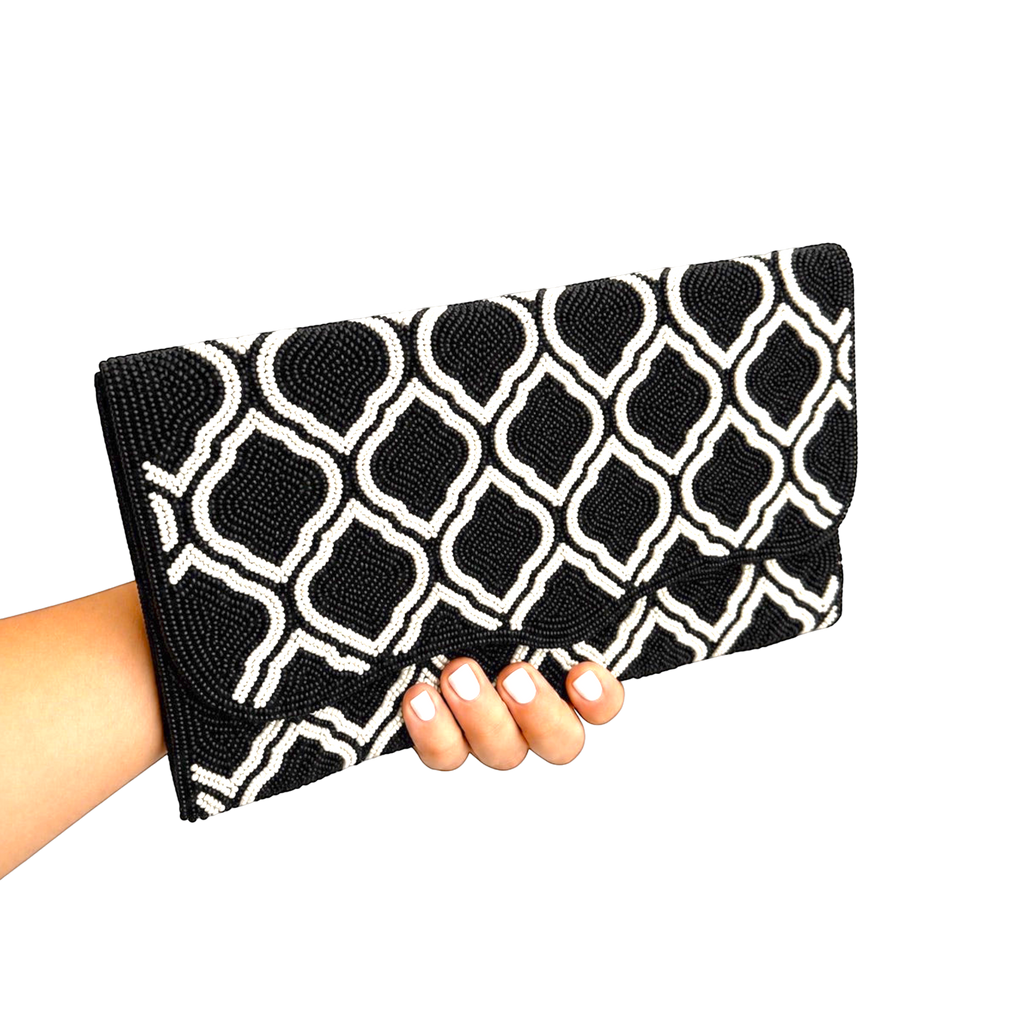 Maison Noir Embroidered Clutch – Image 4 | JOYCO