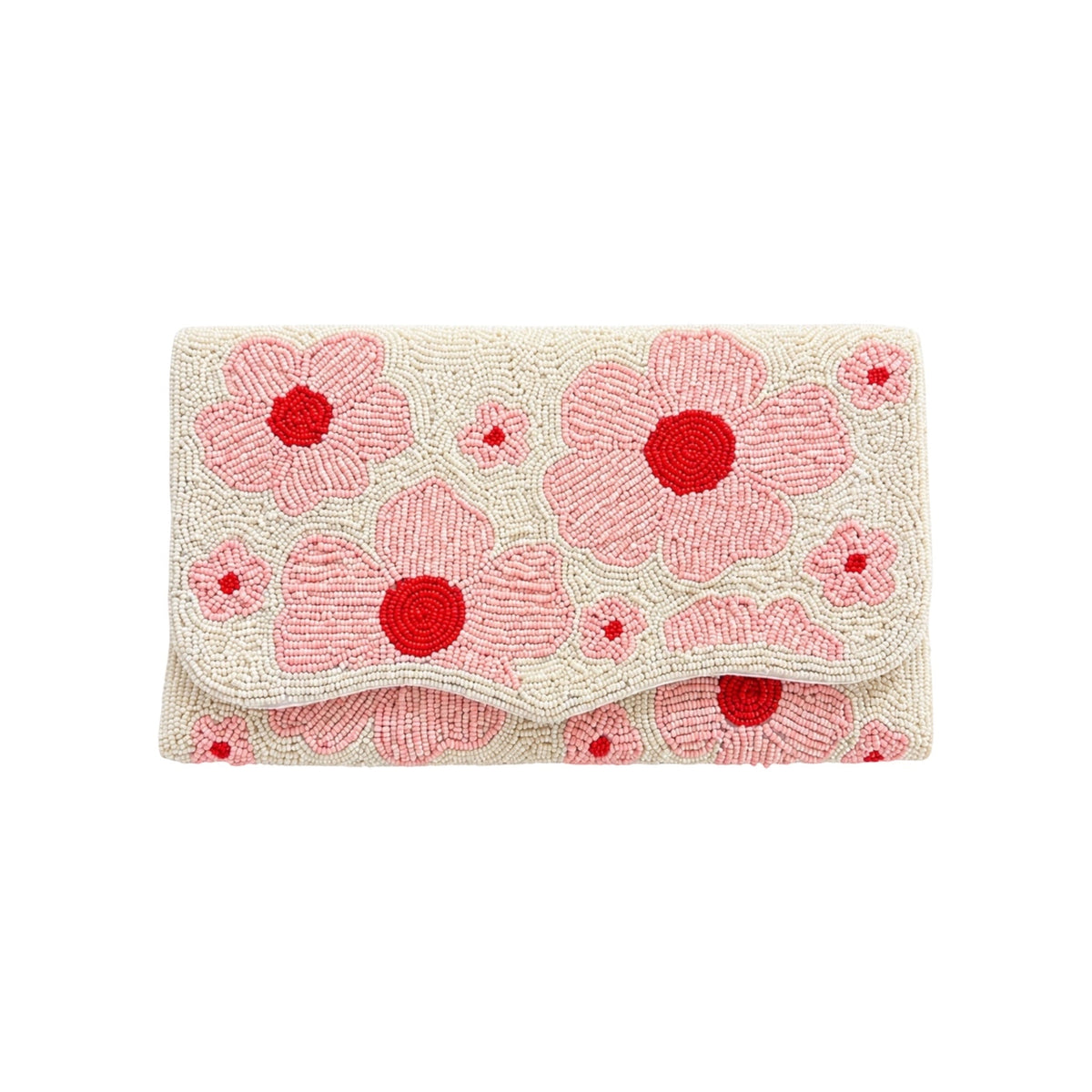 Fileur Embroidered Clutch – Front View | JOYCO