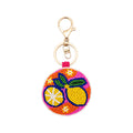 Capri Lemon Embroidered Keychain – Image 1 | JOYCO
