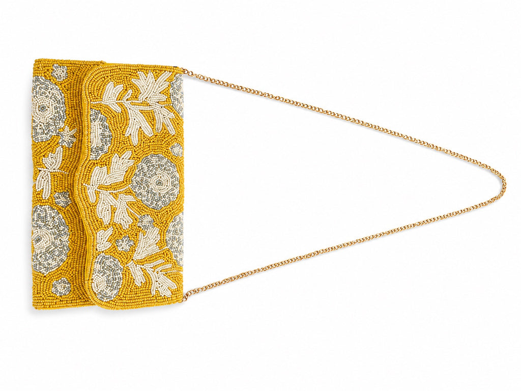 Soleil Bloom Embroidered Clutch
