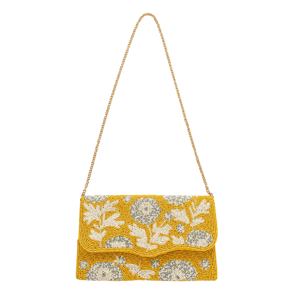 Soleil Bloom Embroidered Clutch – Image 2 | JOYCO